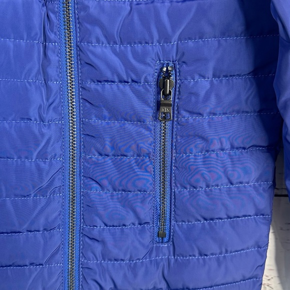 Armani Exchange Royal Blue Down Jacket - Picture 6 of 13